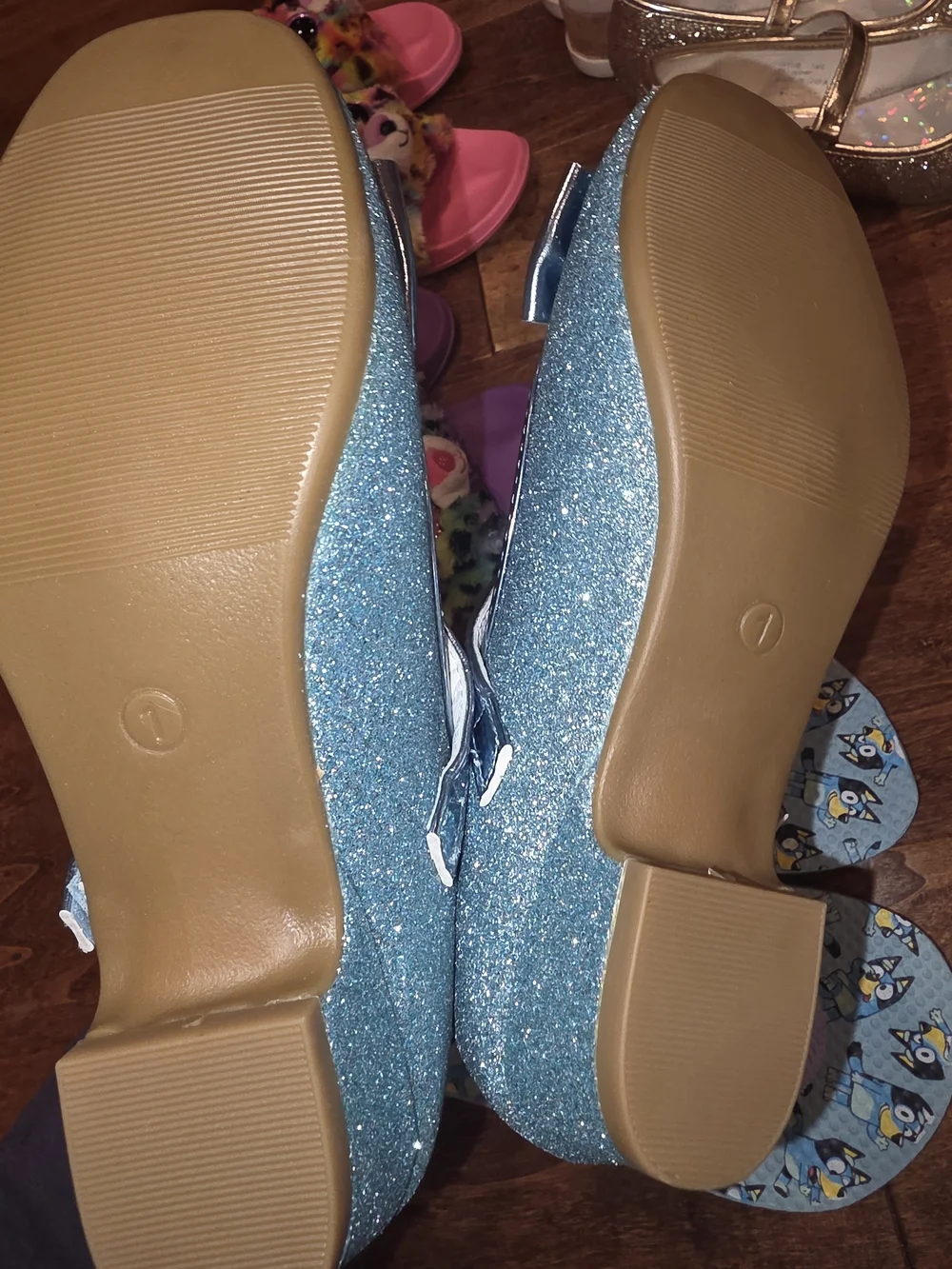 6 Girls Sandals & Dress Shoes Bundle Jessica Simpson Ty Stelle Bluey Sz 1/.5 EUC